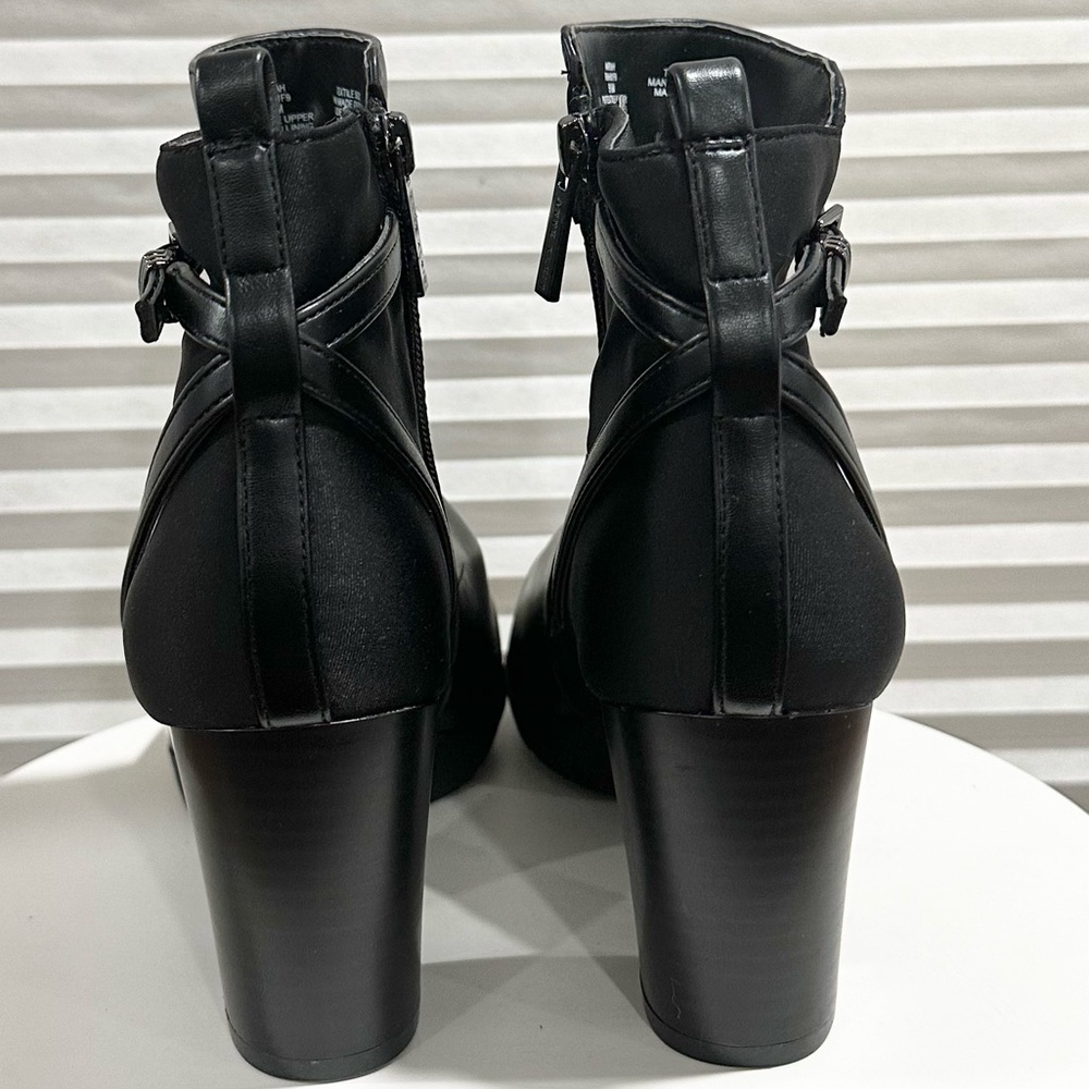 🌸ANNE KLEIN🌸 Riah Black Ankle Bootie Size:9.5 - Picture 8 of 13